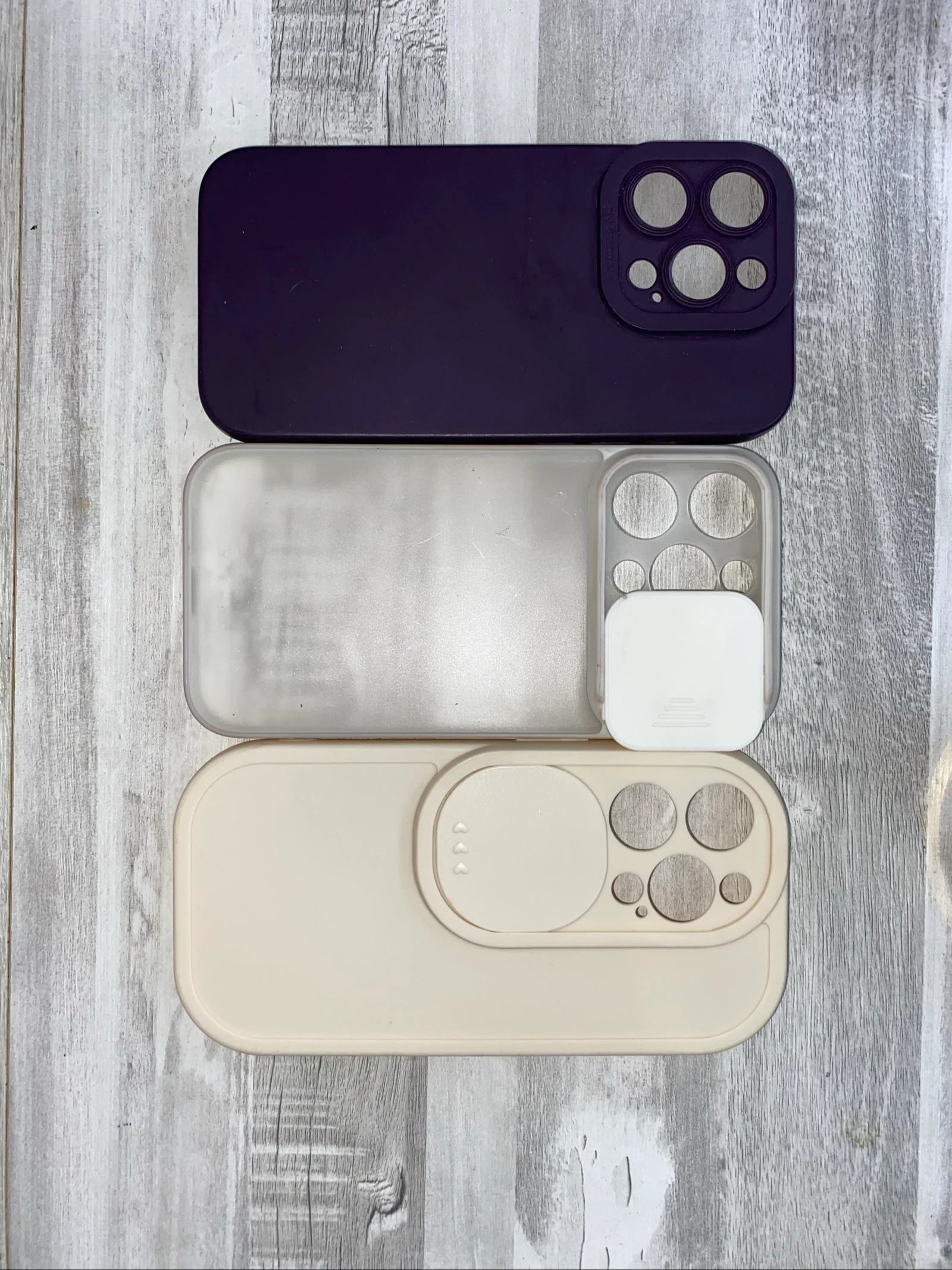 Pack 3 Fundas Premium iPhone 14 Pro - Máxima Protección Cámara